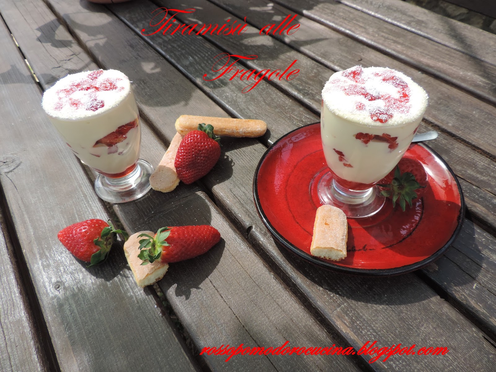 Tiramisù alle fragole