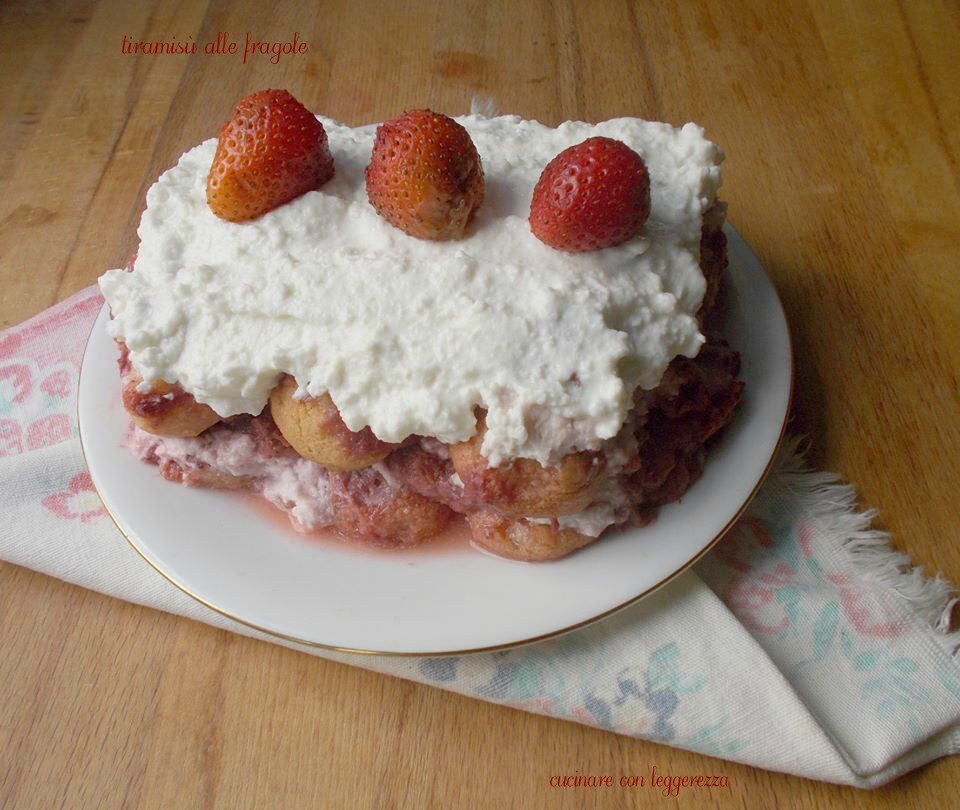 Tiramisù alle fragole