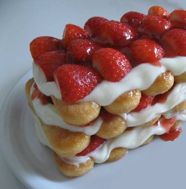Tiramisu alle fragole senza uova