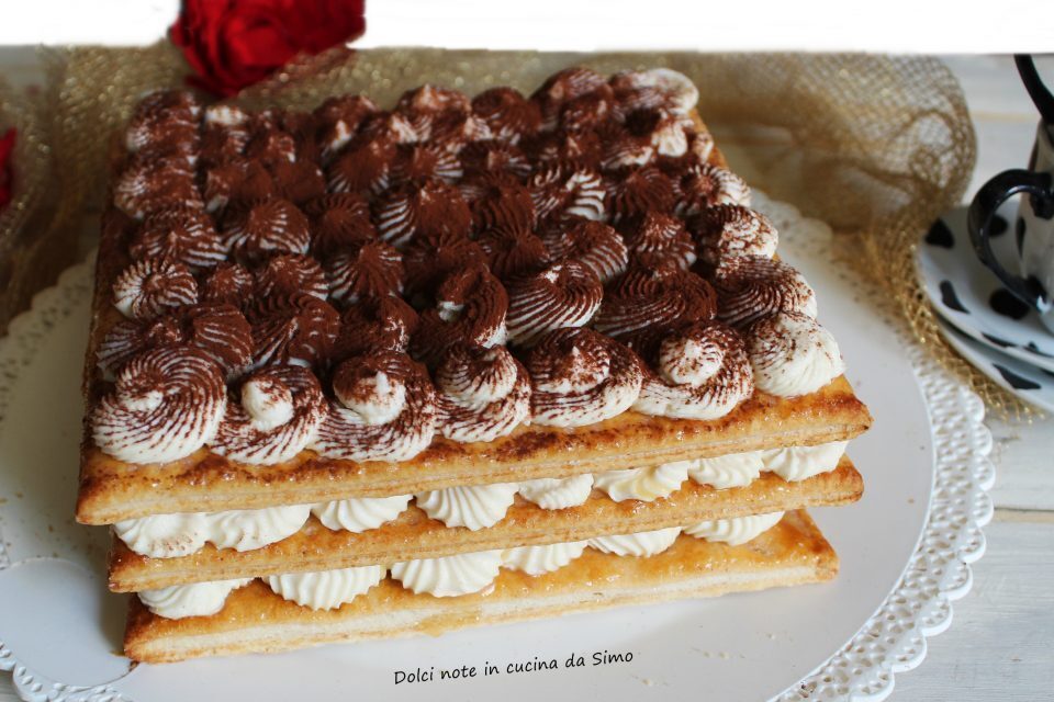 Tiramisu’ croccante di sfoglia