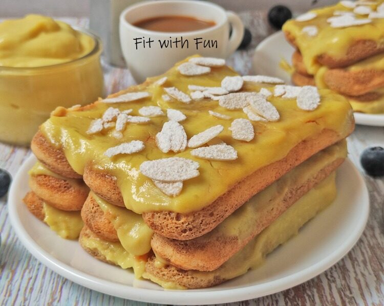 Tiramisù della nonna con crema proteica senza zucchero
