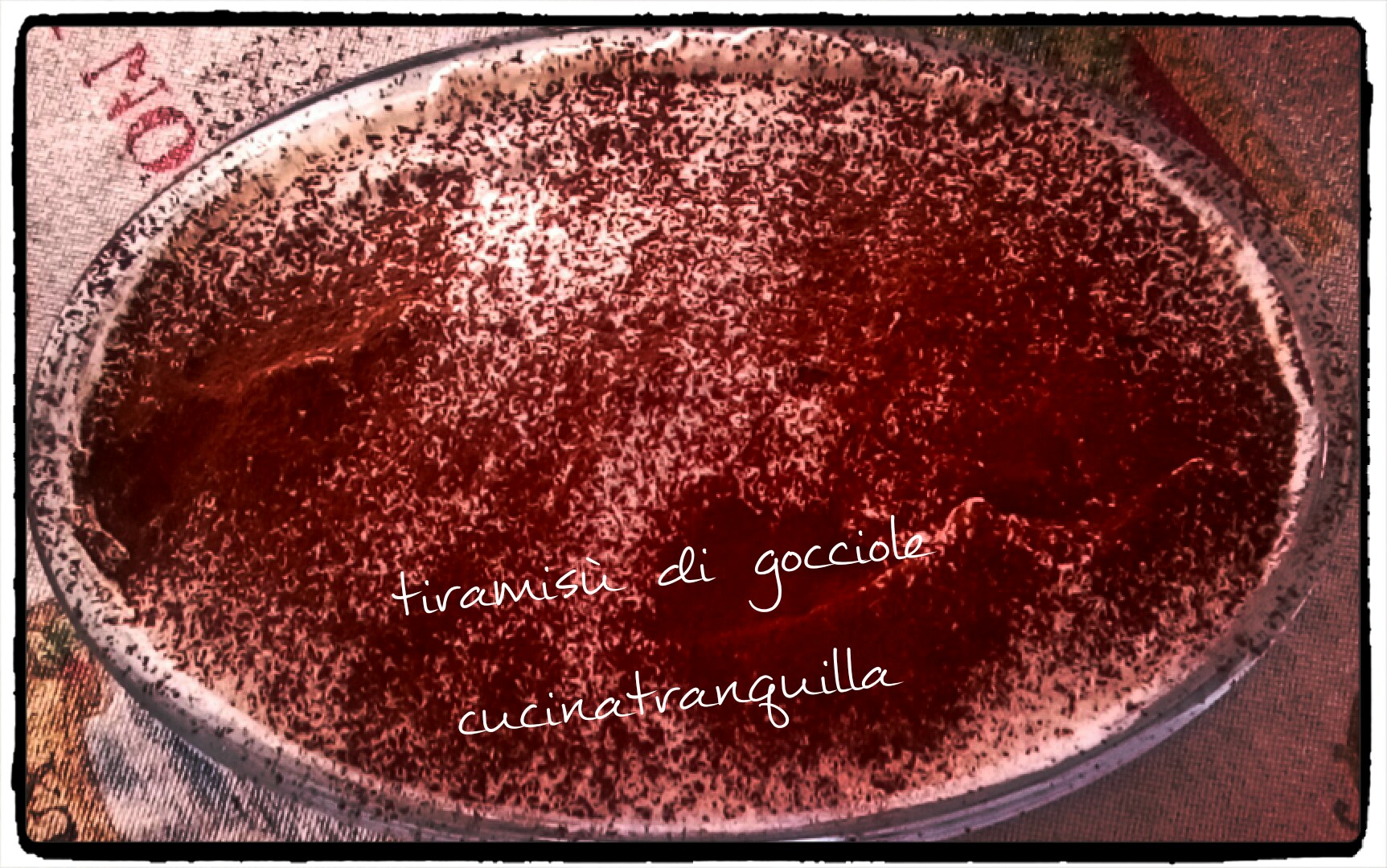 Tiramisu di gocciole