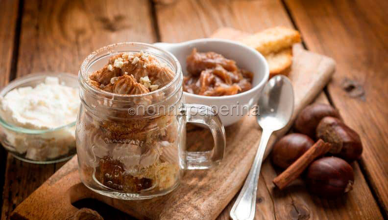 Tiramisù di marroni con latticino fresco cremoso, per chi si vuole bene!