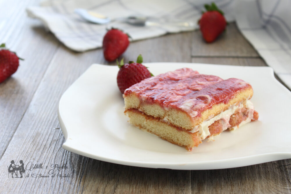 Tiramisù light alle fragole
