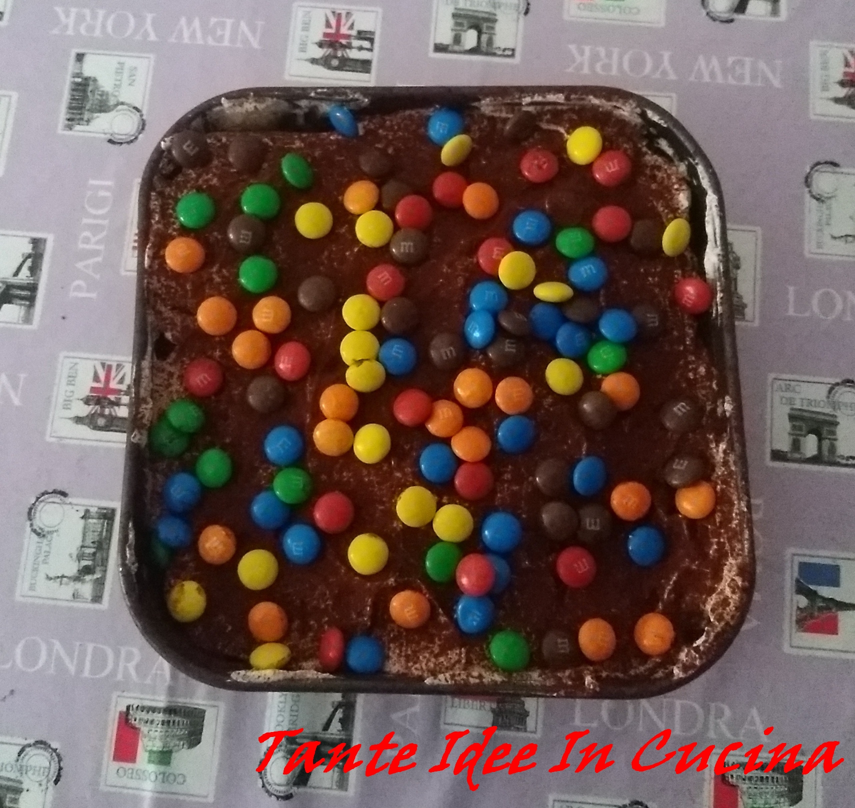 Tiramisù m&m’s senza uova