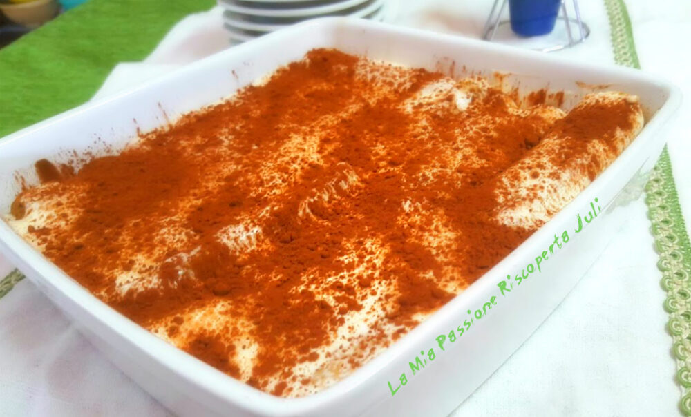 Tiramisu panna e mascarpone