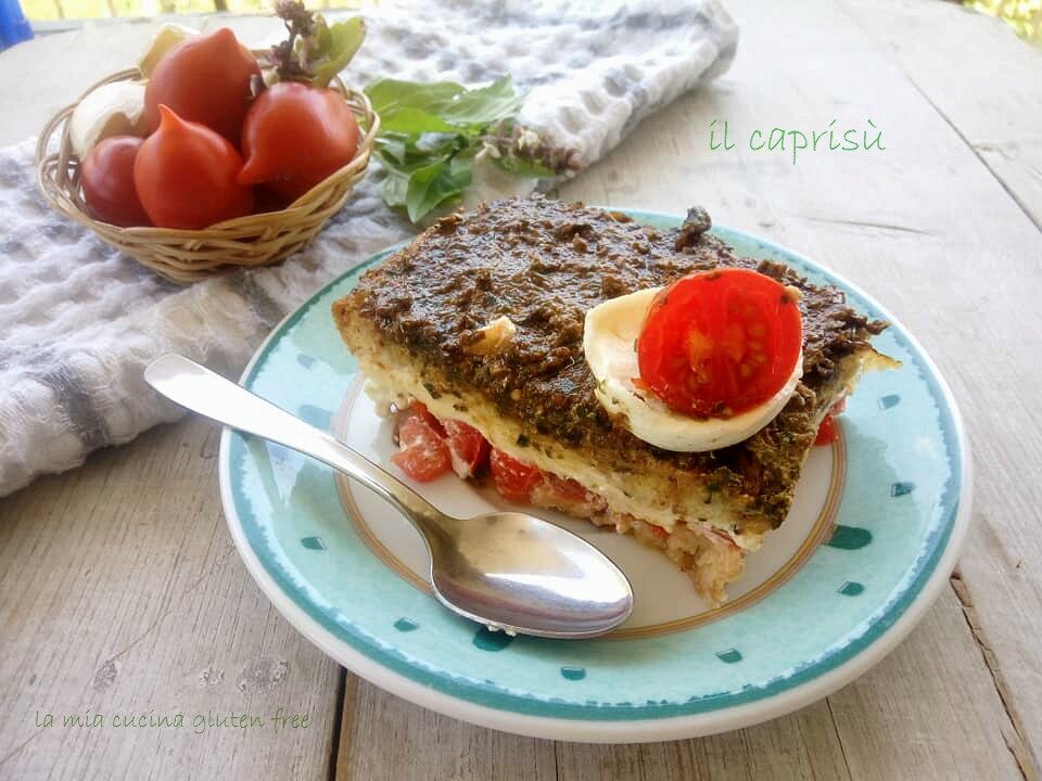 Tiramisù salato alla caprese