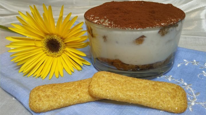 Tiramisù senza uova ne mascarpone
