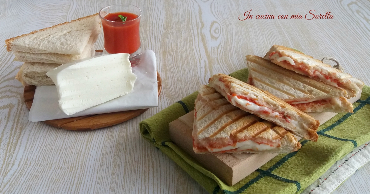Toast alla pizzaiola – idea salvacena