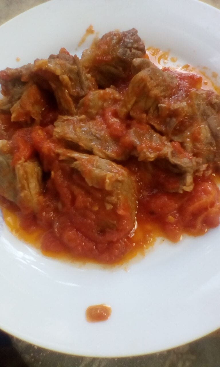Tocchetti di vitello in salsa