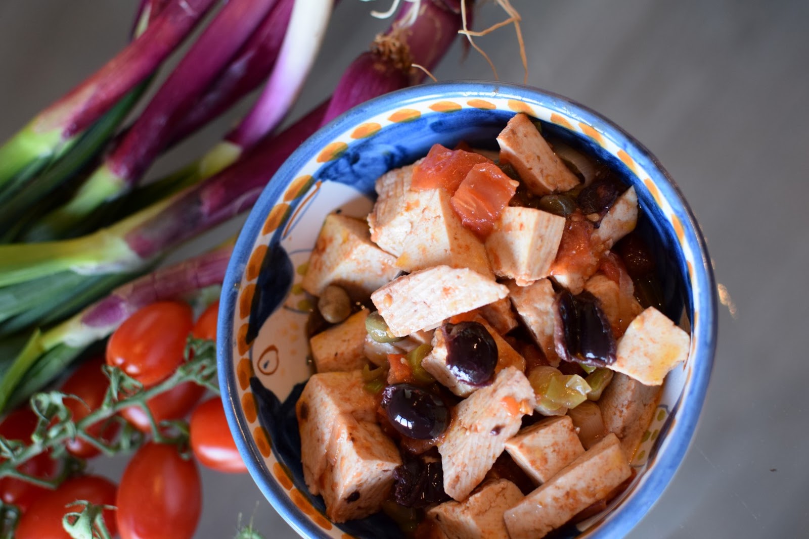 Tofu alla mediterranea
