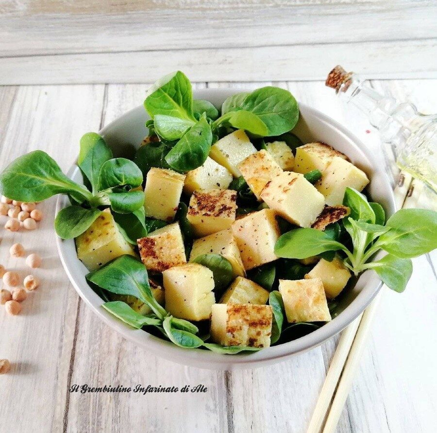 Tofu di ceci alla griglia