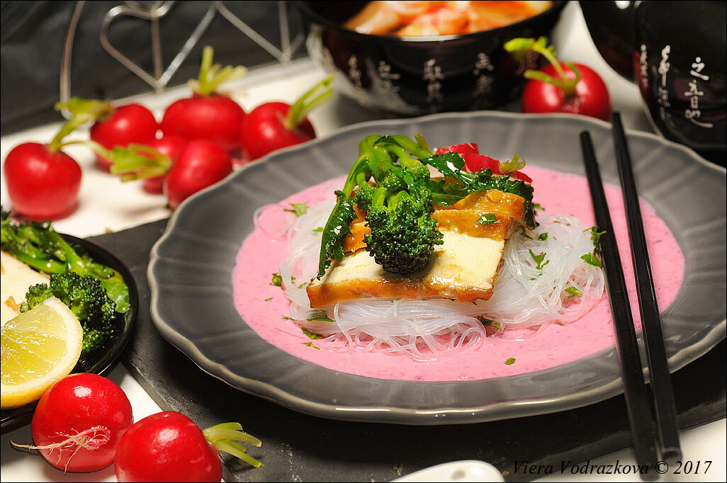 Tofu in rosa