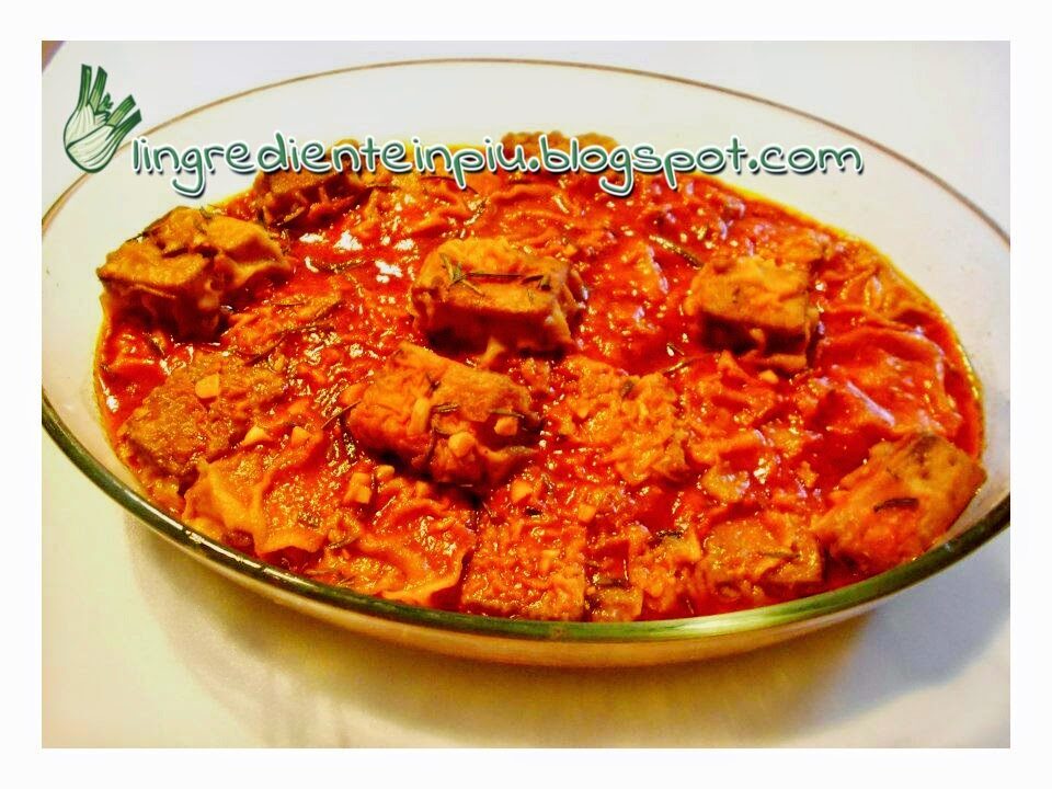 Tofu marinato alla carrarese