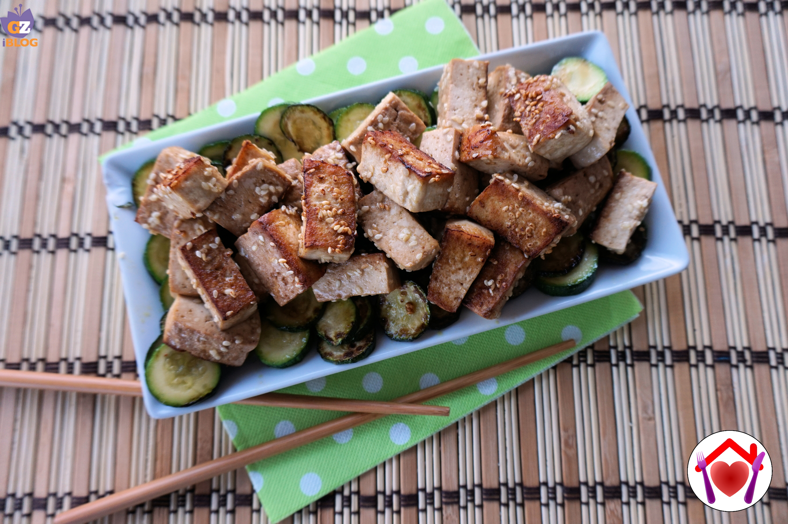 Tofu saltato con sesamo