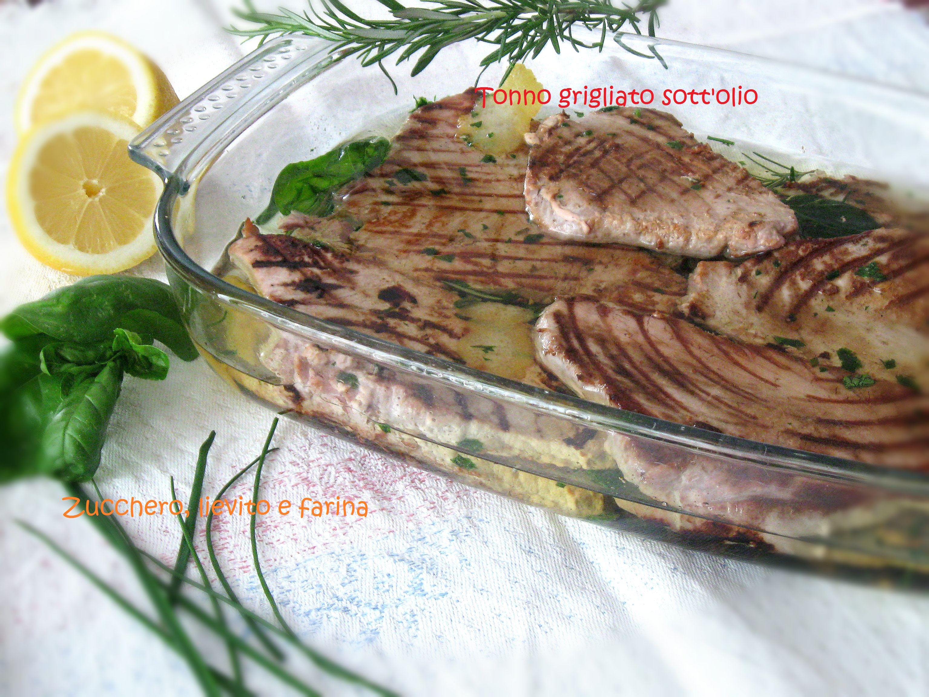 Tonno grigliato sott’olio