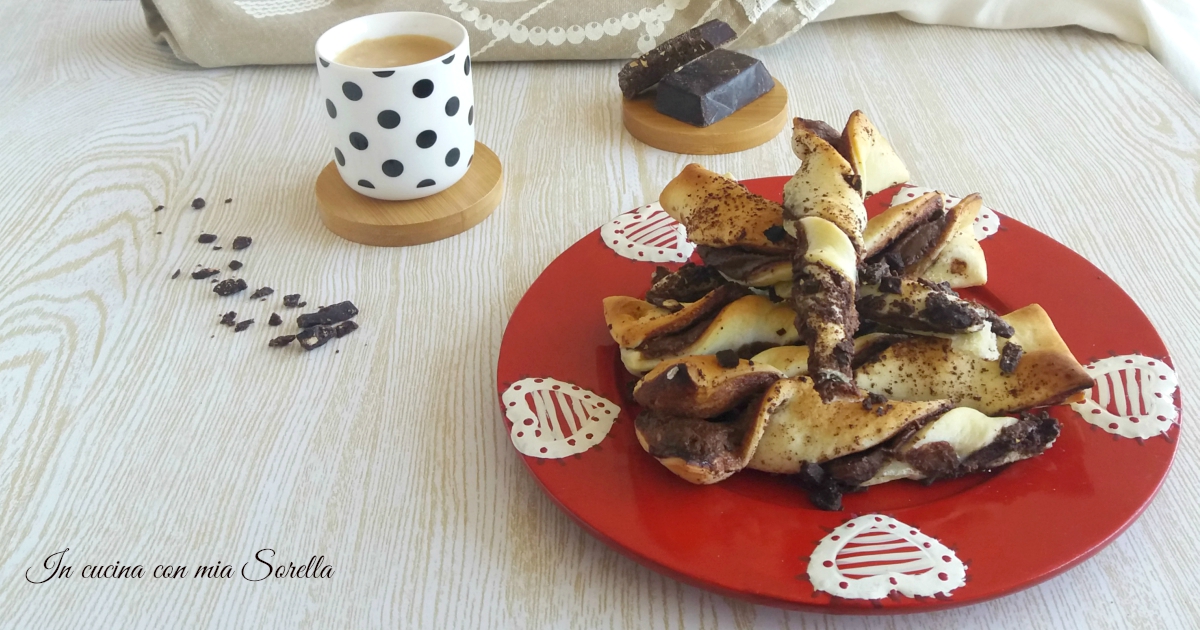 Torciglioni alla nutella e cioccolato di modica