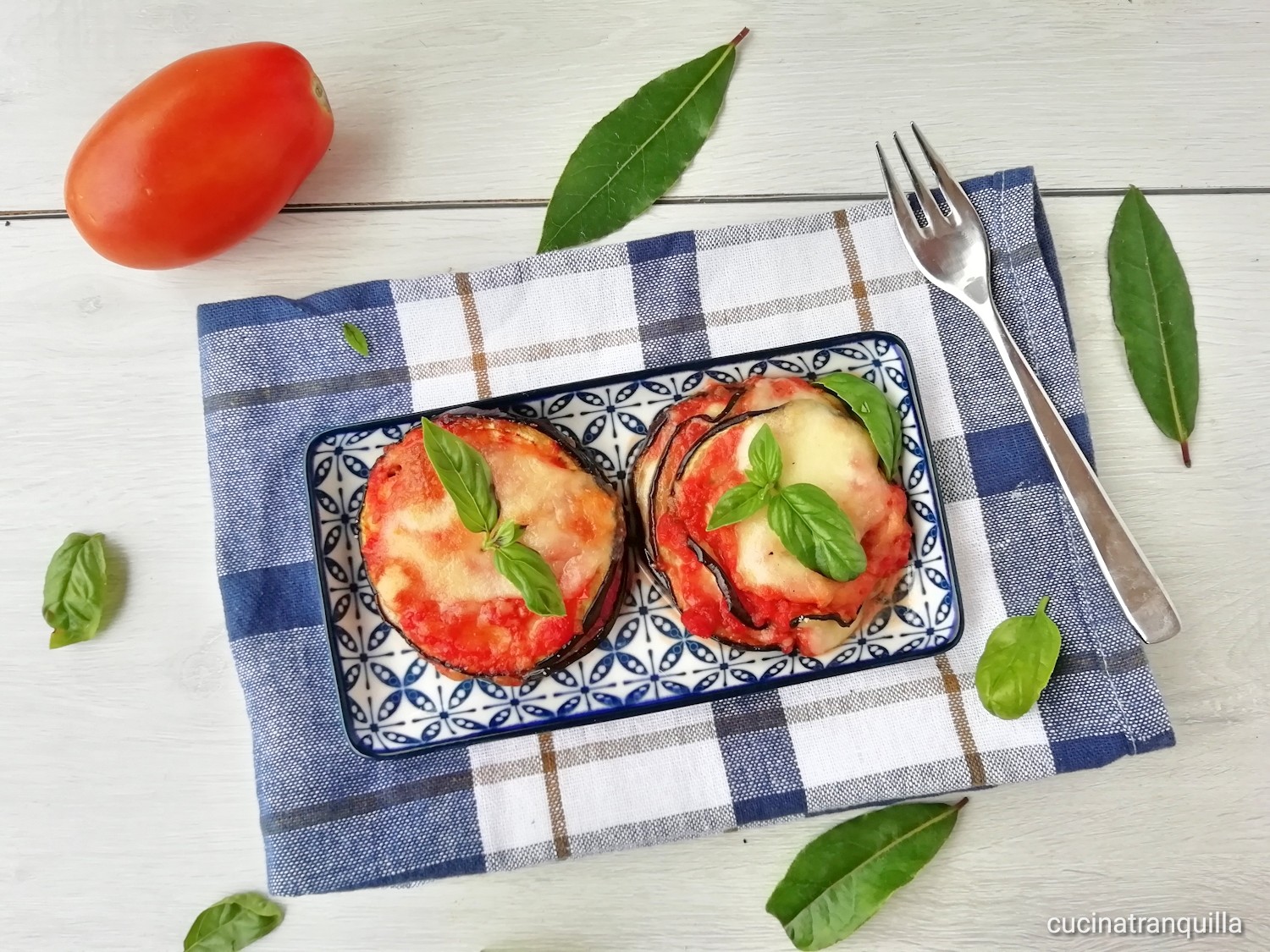 Torrette di melanzane alla parmigiana