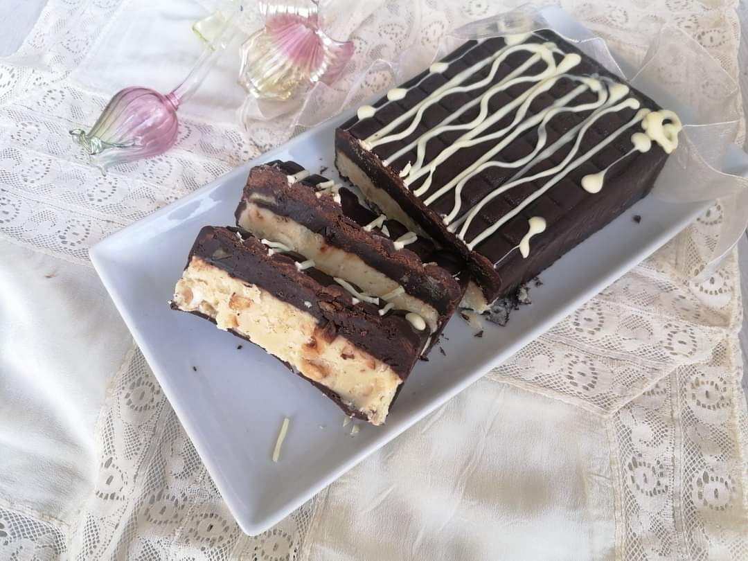 Torrone alla strega e cioccolato al rum e arancia