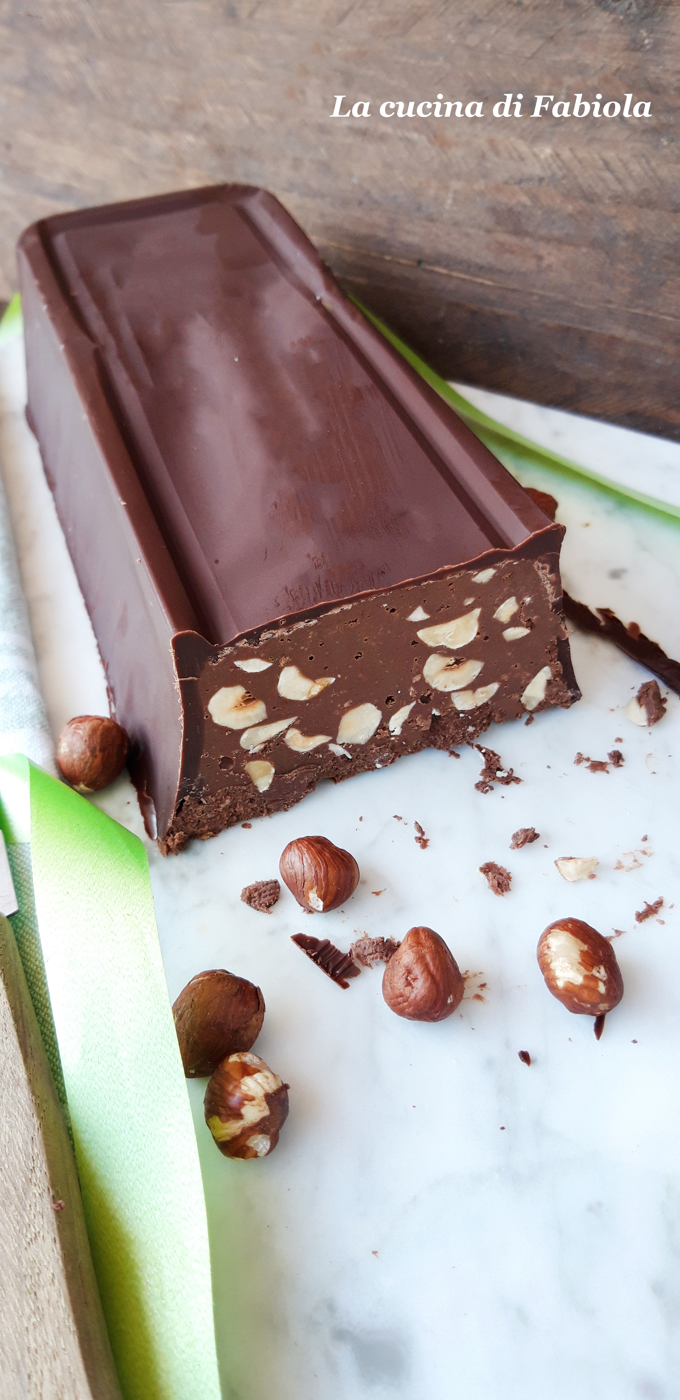 Torrone dei morti con crema pan di stelle