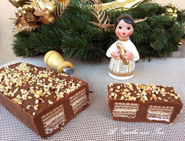 Torrone wafer
