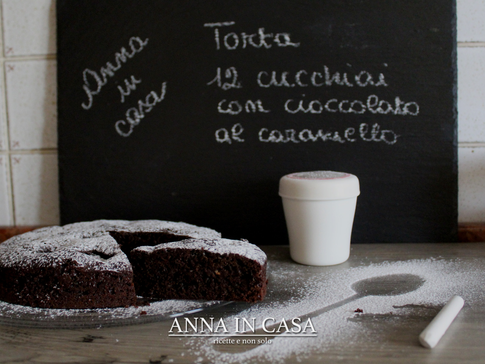Torta 12 cucchiai con cioccolato al caramello - repost