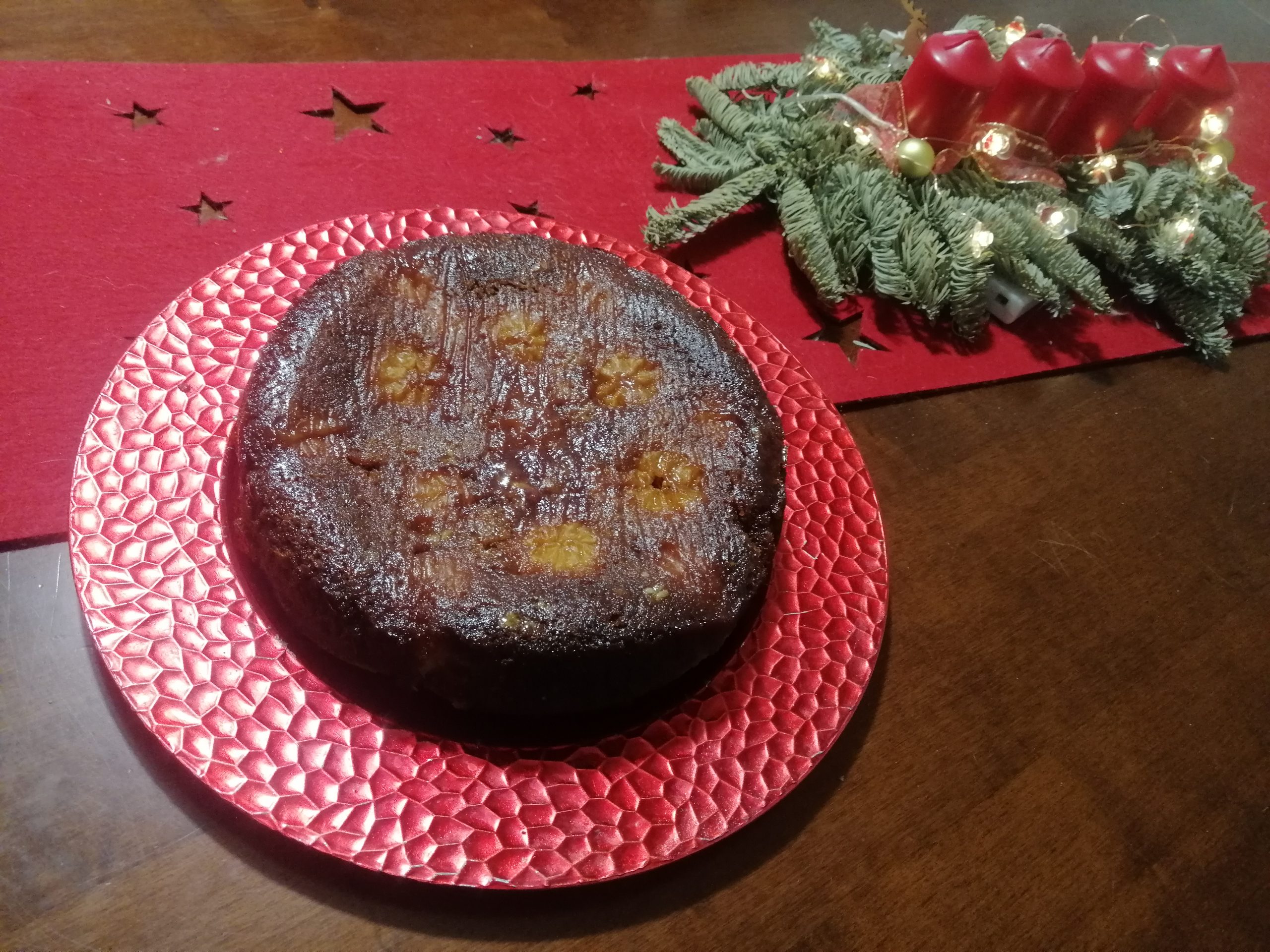 Torta 4, 3, 2, 1, rovesciata ai mandarini