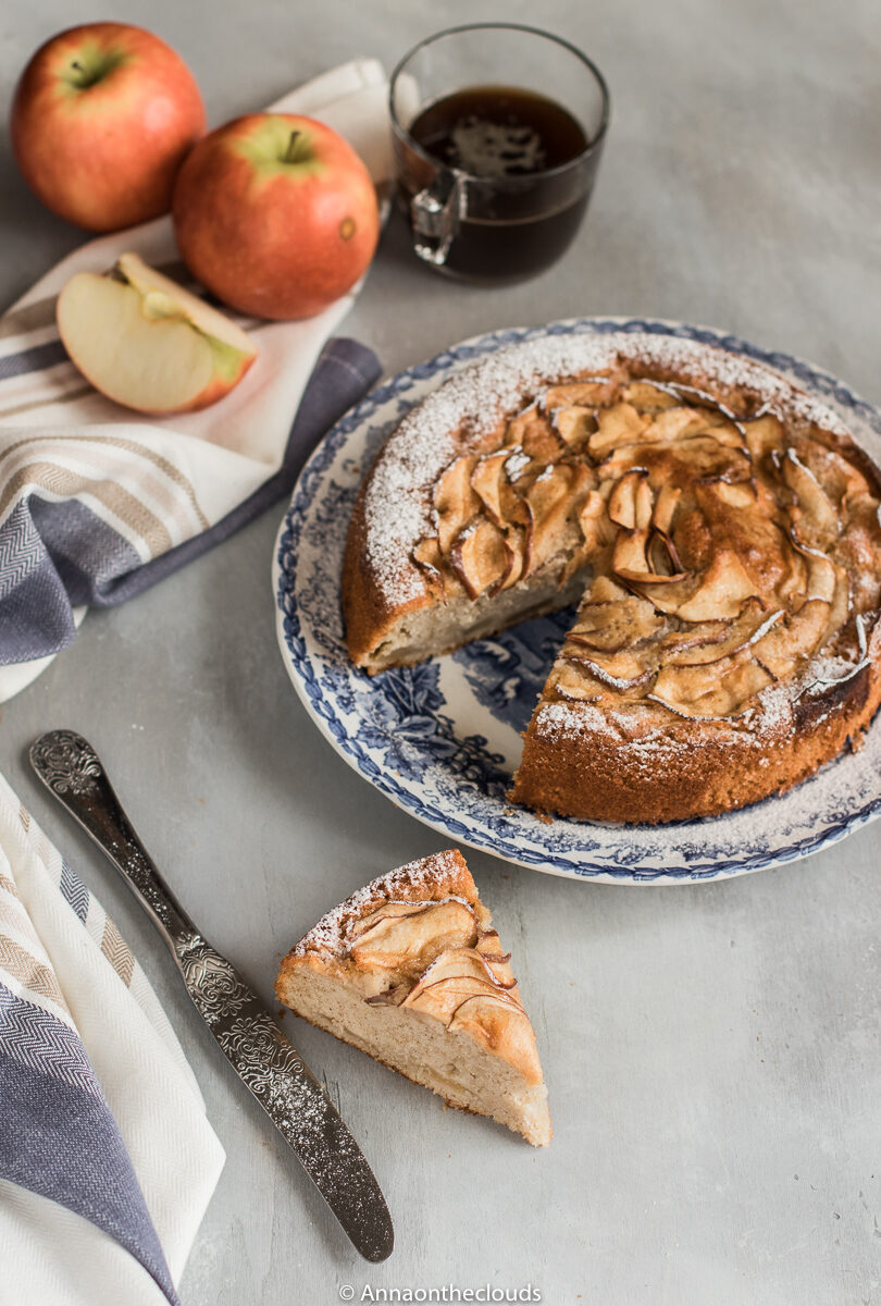 Torta 4/4 alle mele senza burro