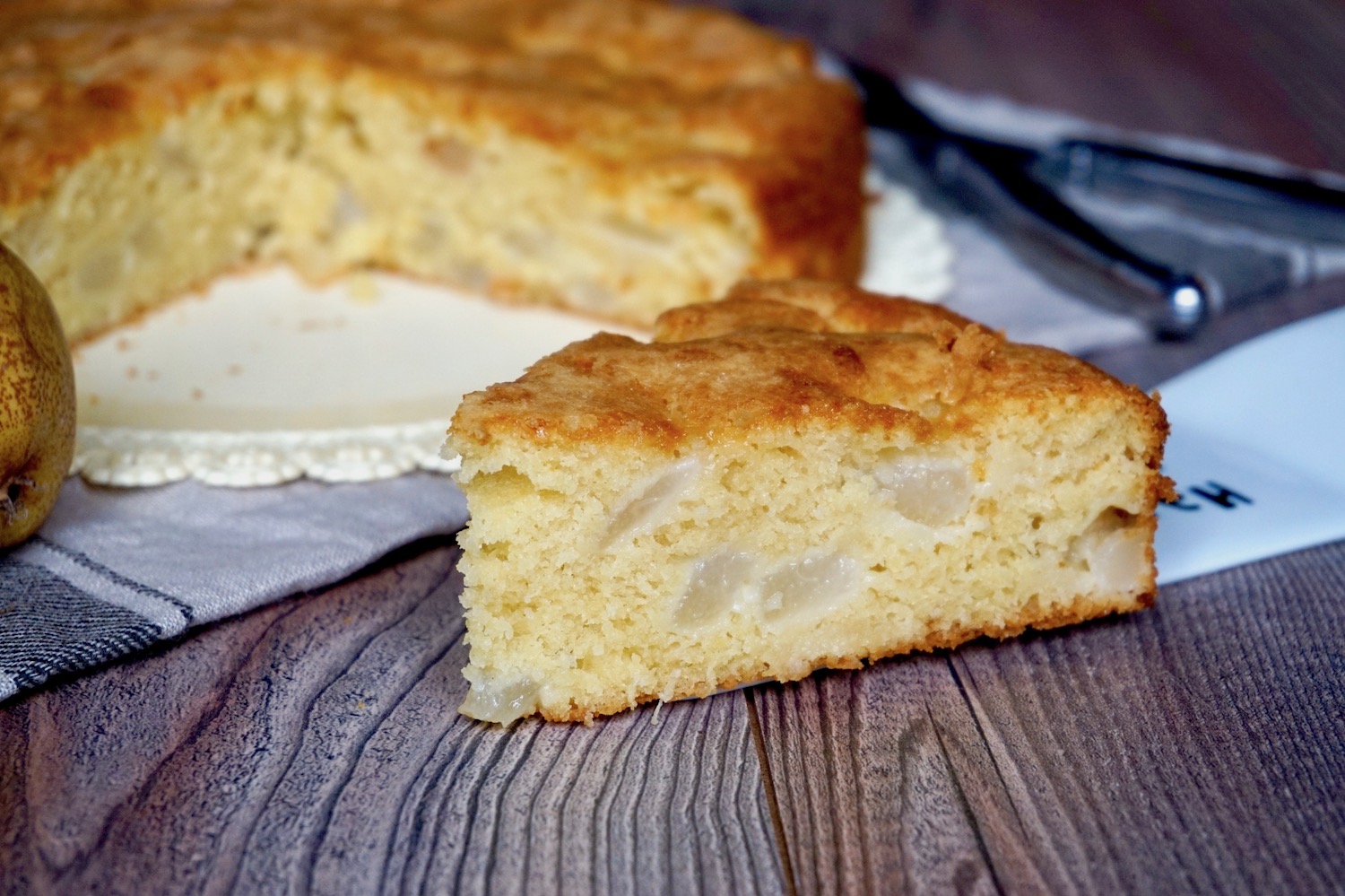 Torta 5 Minuti alle Pere
