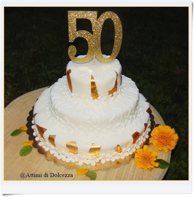 Torta 50 anni di matrimonio
