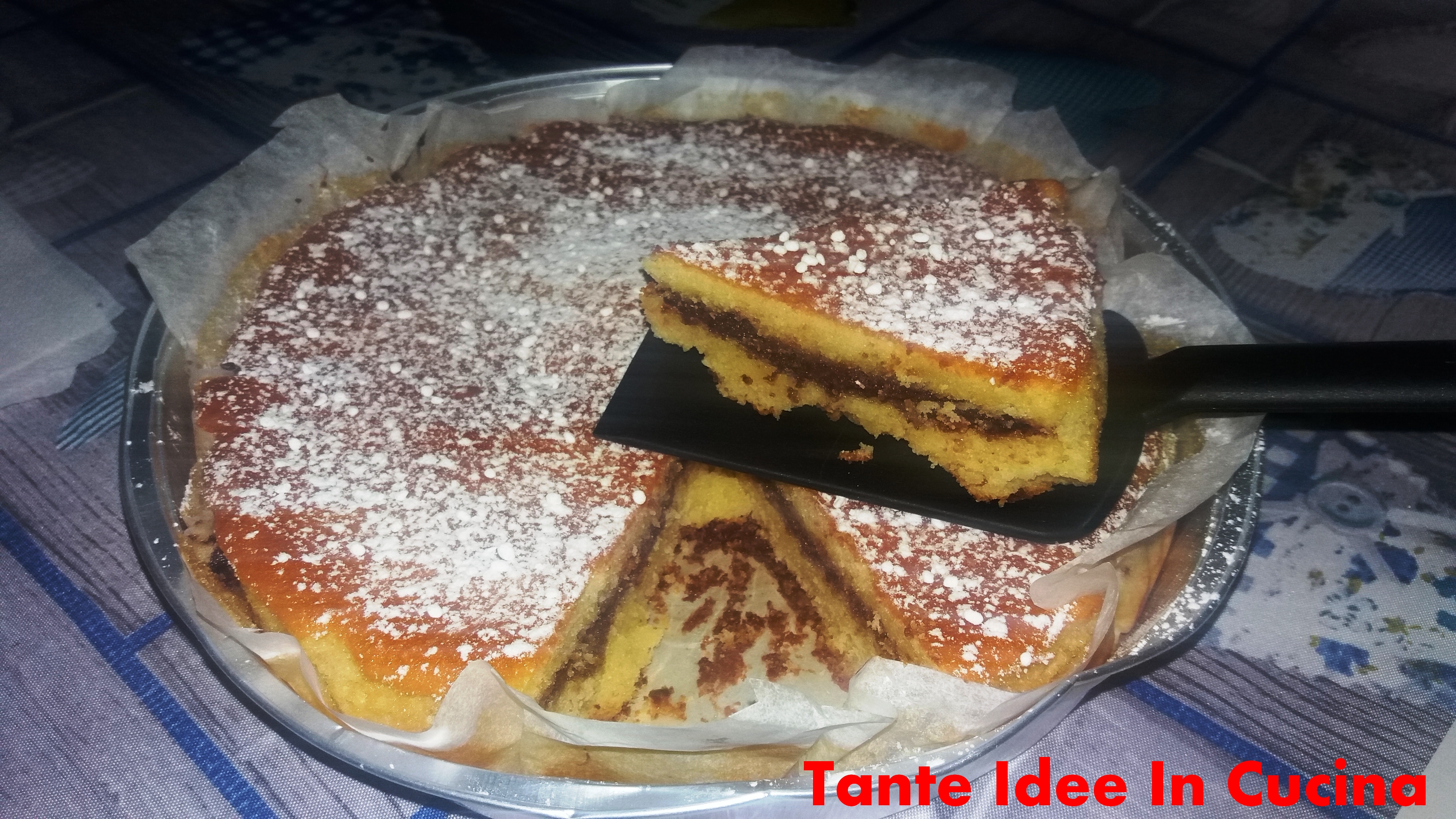 Torta 7 vasetti alla nutella
