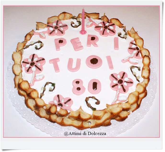 Torta 80 anni