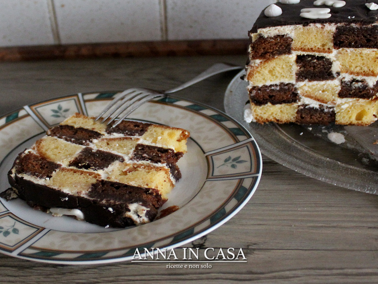 Torta a scacchi annaincasa