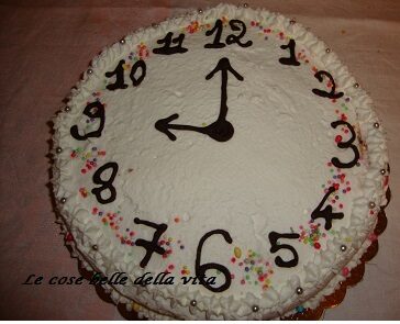Torta ad orologio