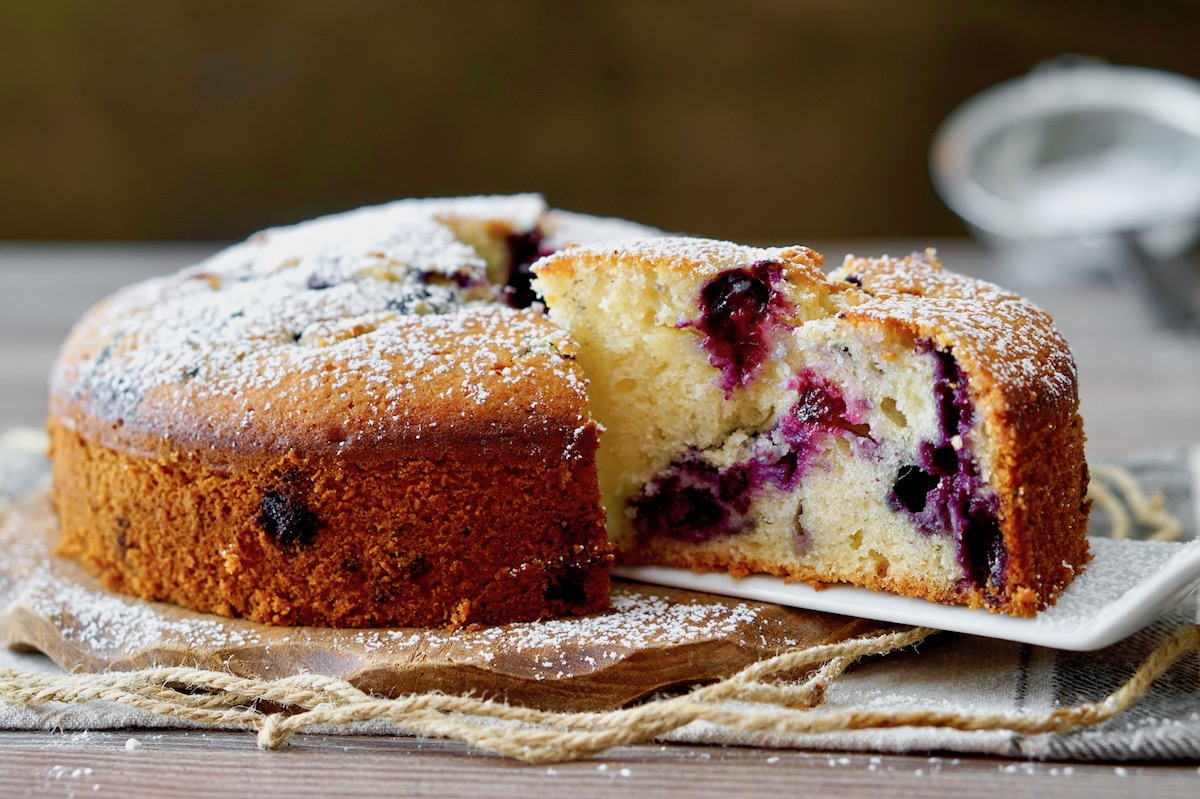 Torta ai mirtilli