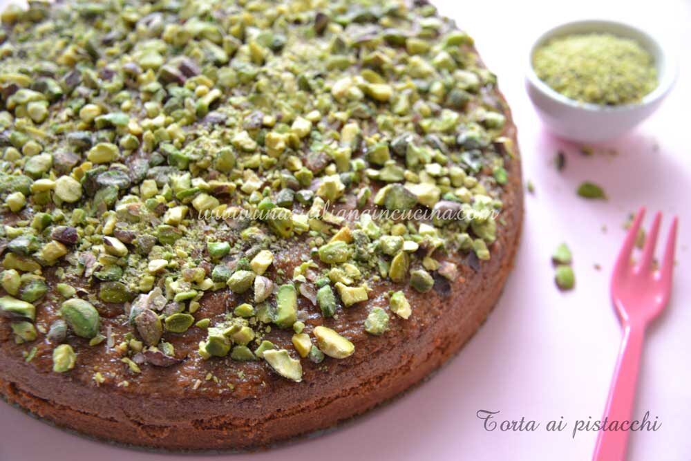 Torta ai pistacchi di bronte siciliani