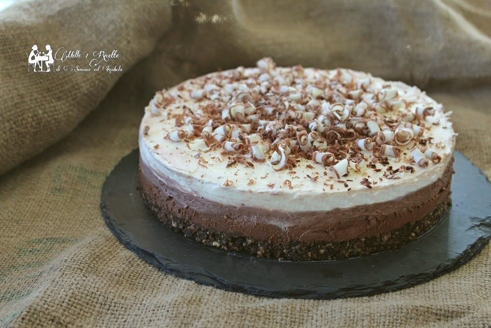 Torta ai tre cioccolati