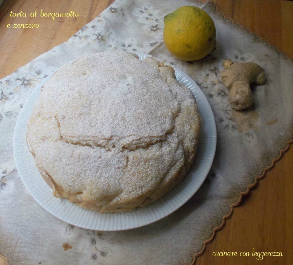 Torta al bergamotto e zenzero
