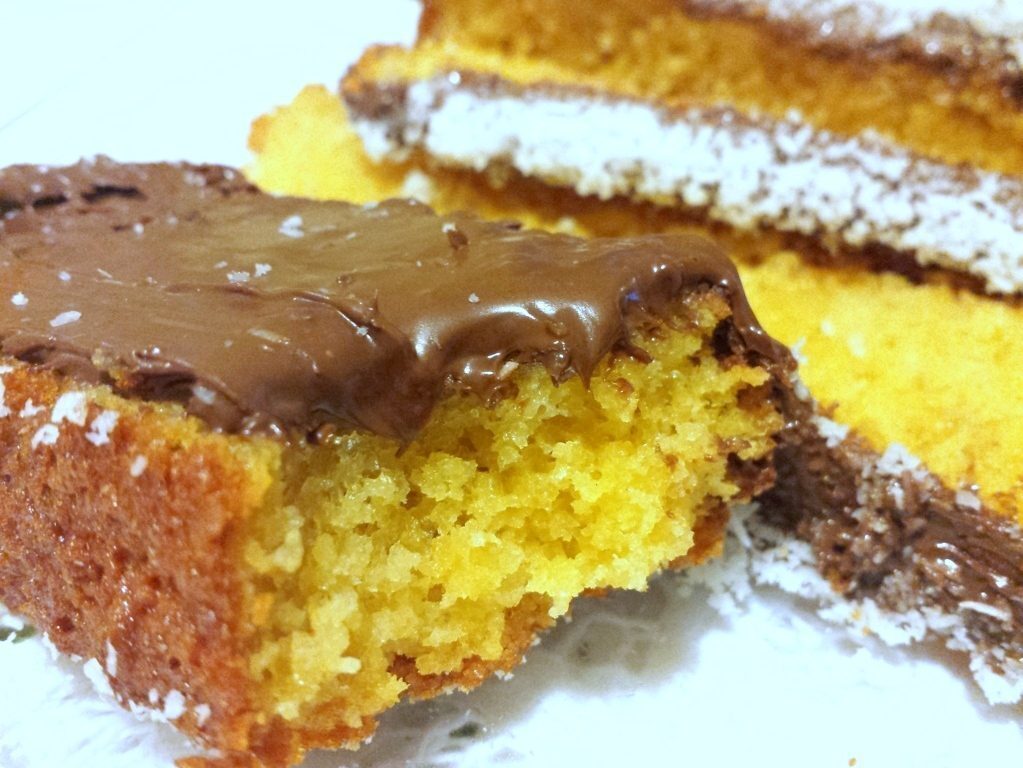 Torta al bicchiere cocco e nutella