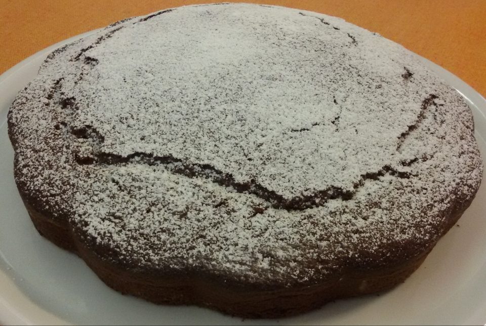 Torta al caff e cioccolato bianco