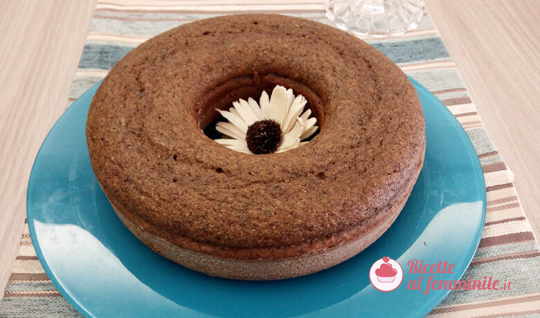 Torta al caffè e nocciole con farina di grano saraceno