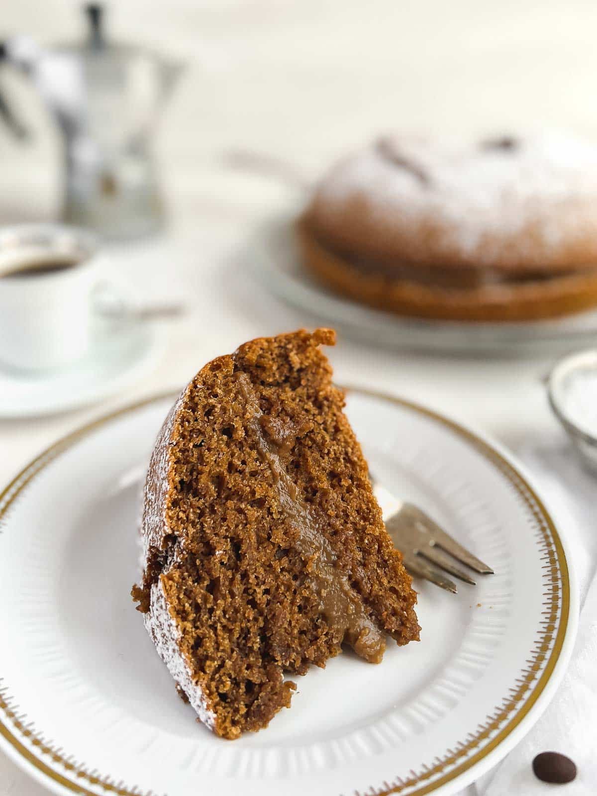 Torta al caffè – light e senza uova