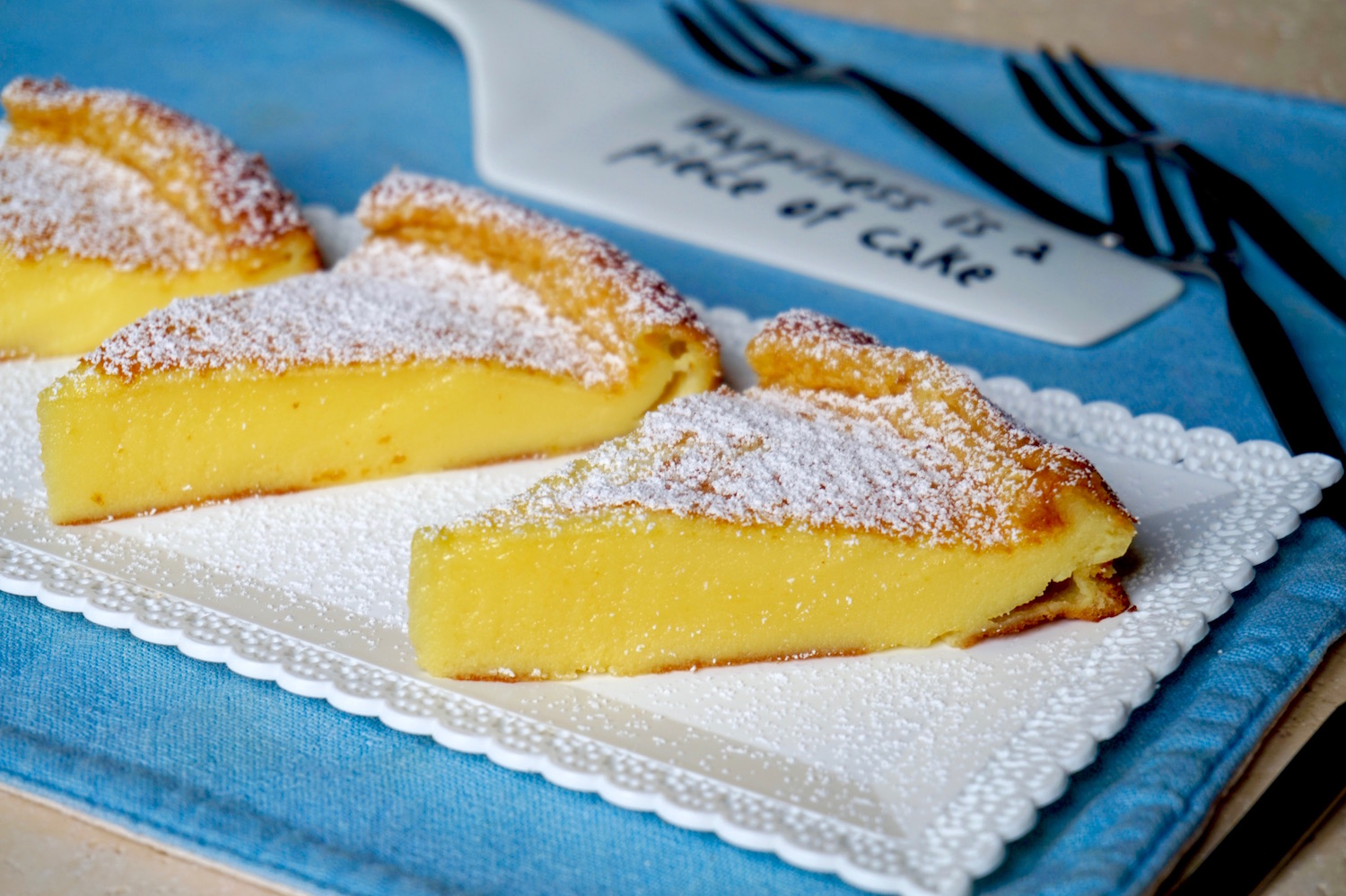 Torta al cioccolato bianco 3 ingredienti