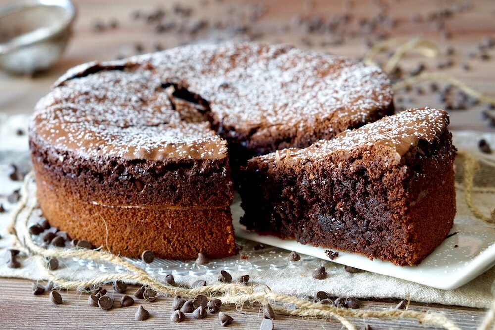 Torta al cioccolato che si scioglie in bocca