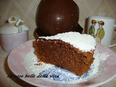 Torta al cioccolato con avanzi di uova
