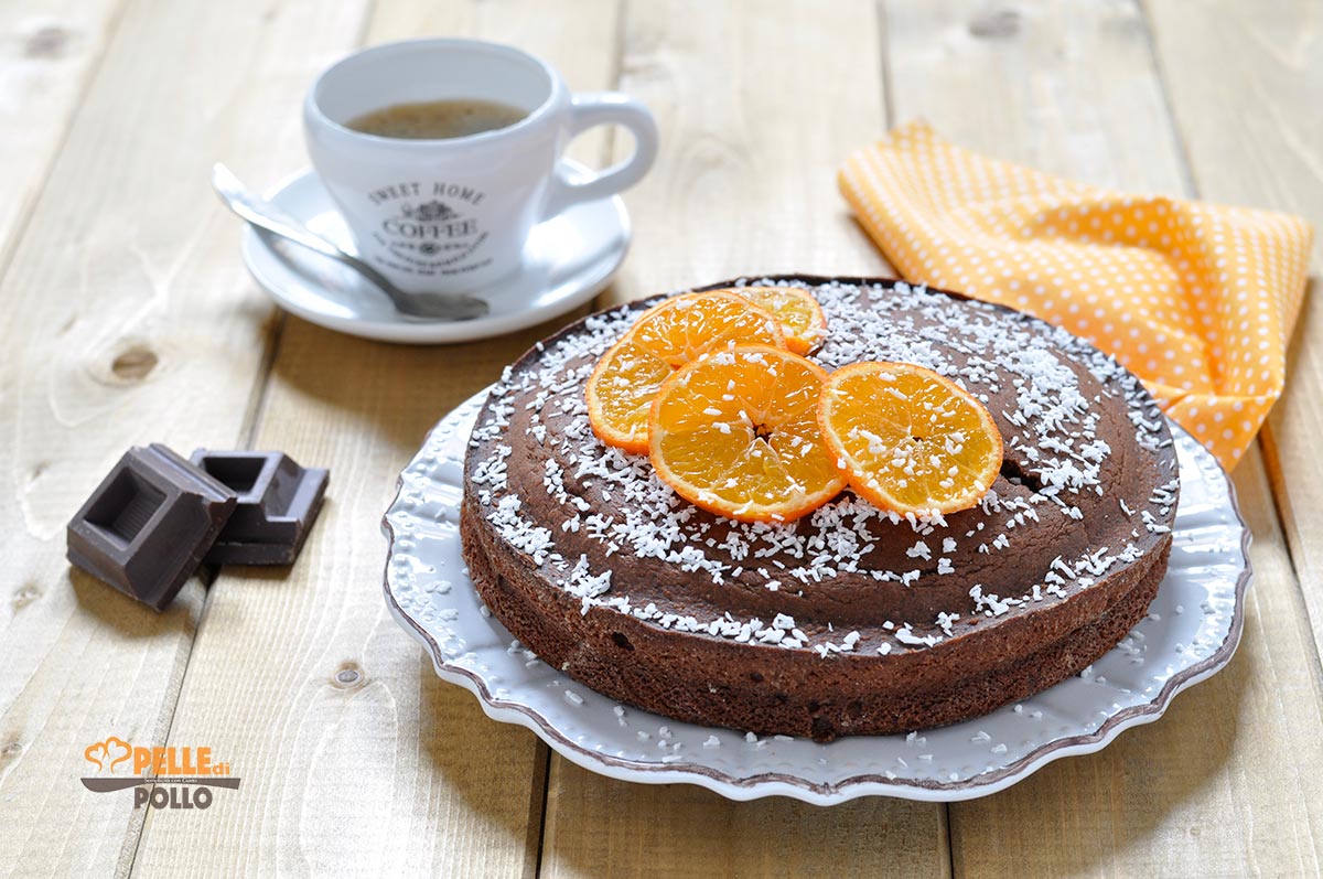 Torta al cioccolato con stevia