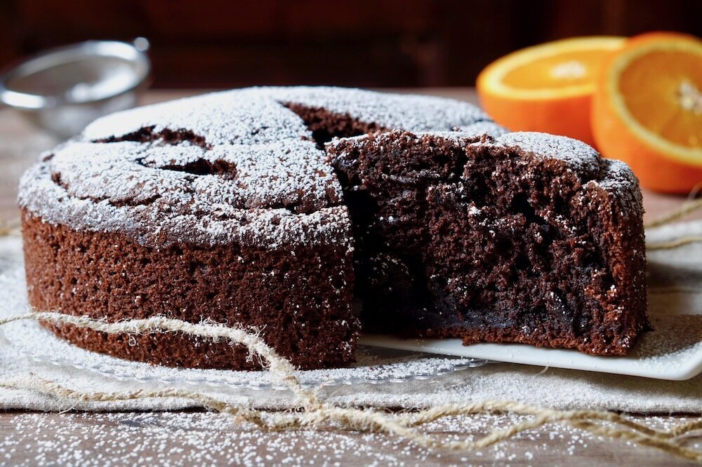 Torta al Cioccolato e Arancia Senza Bilancia