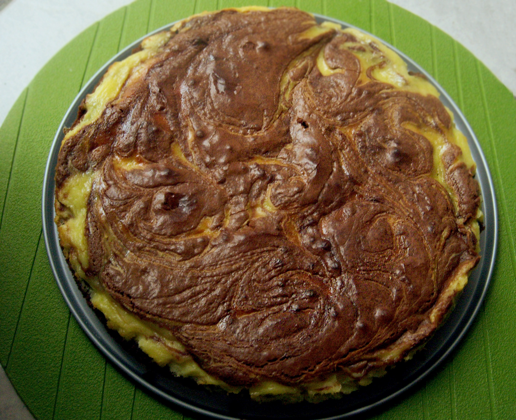 Torta al cioccolato e crema di formaggio