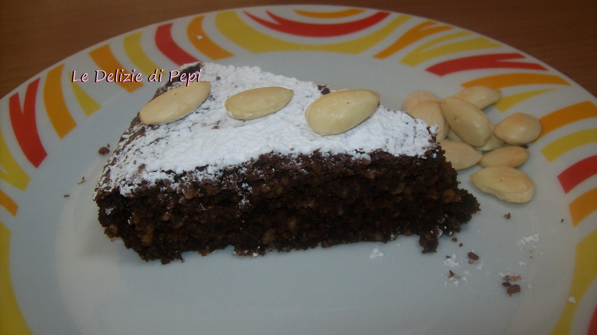 Torta al cioccolato e mandorle