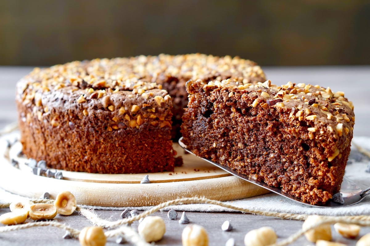 Torta al cioccolato e nocciole senza farina
